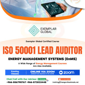 ISO 50001 Lead Auditor Energy Management Systems (EnMS) Exemplar Global UK (English)