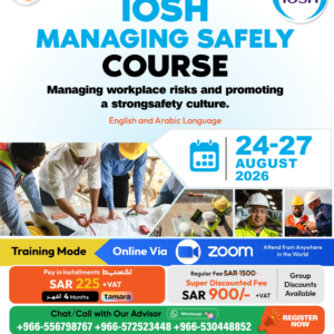 IOSH Managing Safely Course (English/Arabic)