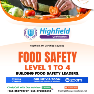 Highfield - Food Safety Level 4 - English / Arabic