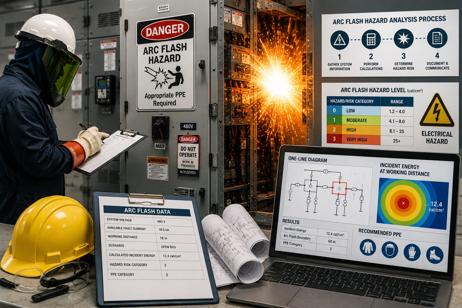 arc flash analysis process