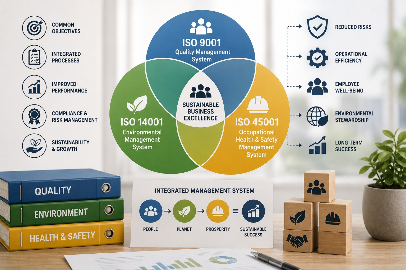 ISO 9001 vs ISO 45001 vs ISO 14001